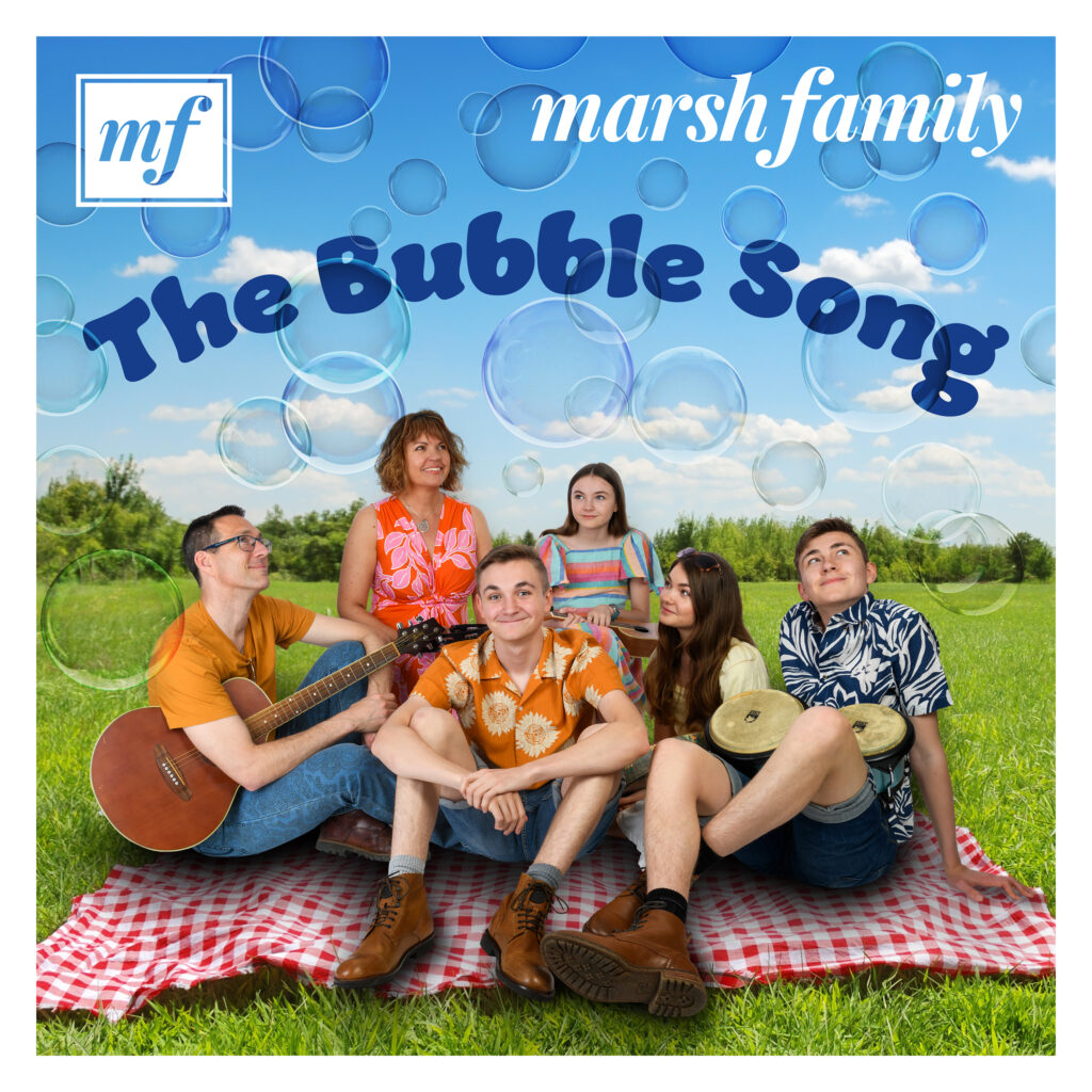 The Bubble Song single artwork by The Marsh Family